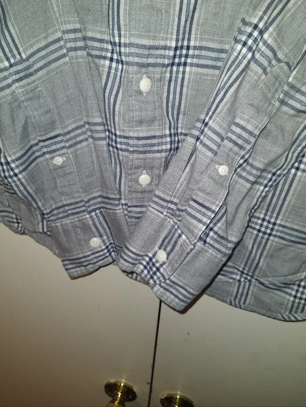 J Crew Slim Plaid Long Sleeve Button Down Shirt Men's sz Medium.